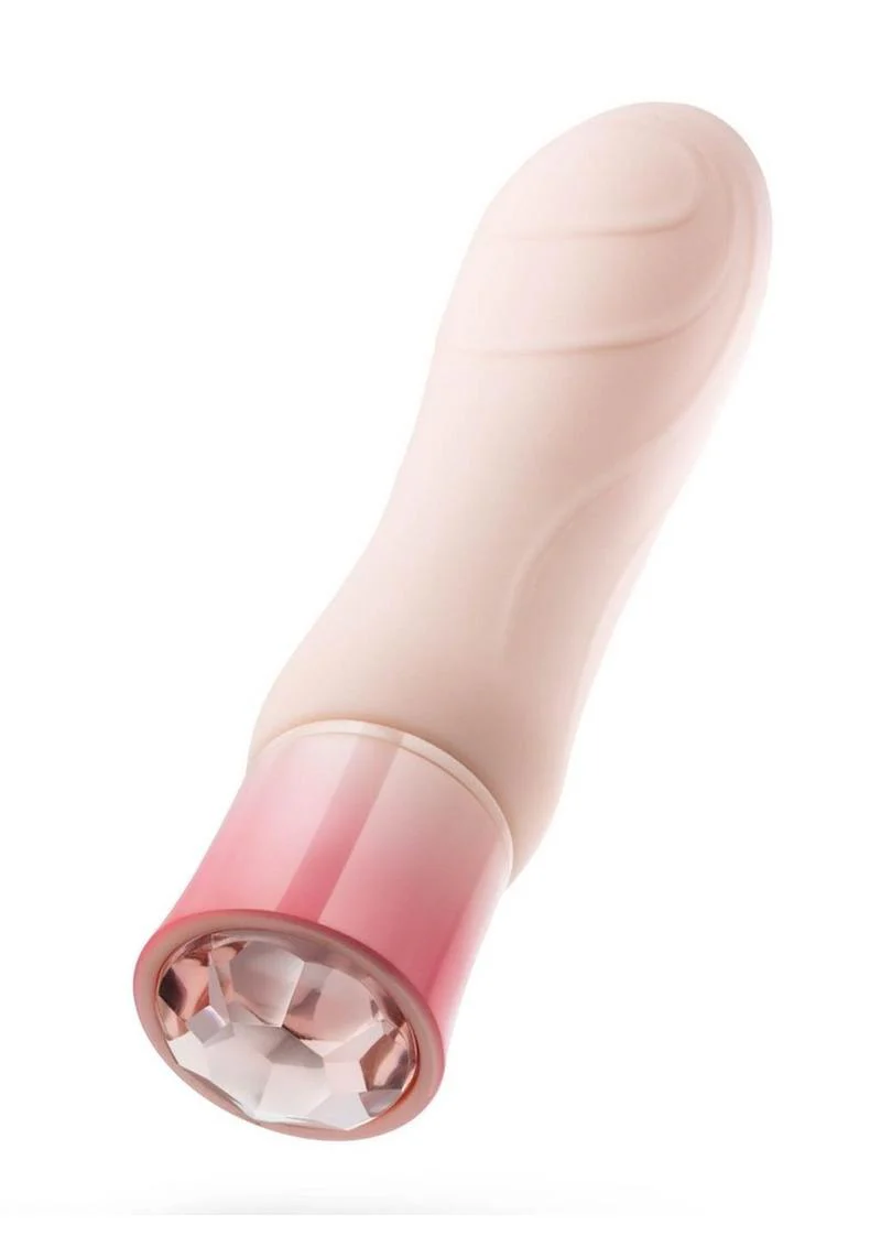 Oh My Gem Elegant Rechargeable Silicone Vibrator - Morganite - Image 3