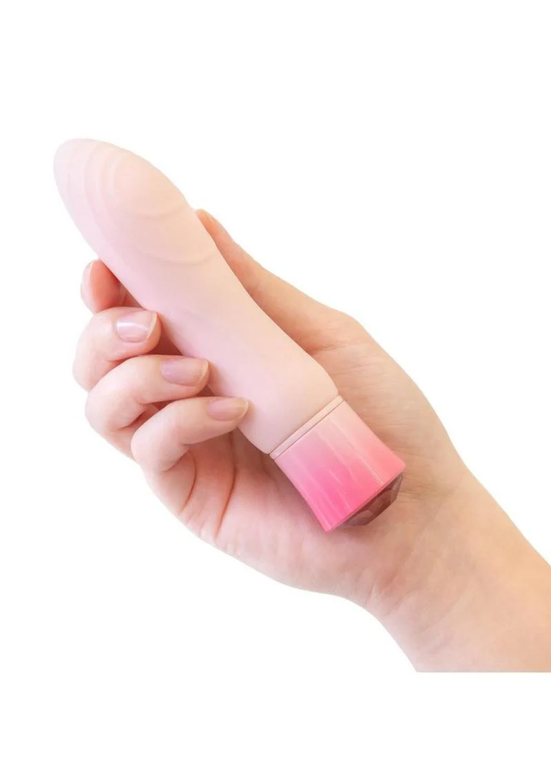 Oh My Gem Elegant Rechargeable Silicone Vibrator - Morganite - Image 4