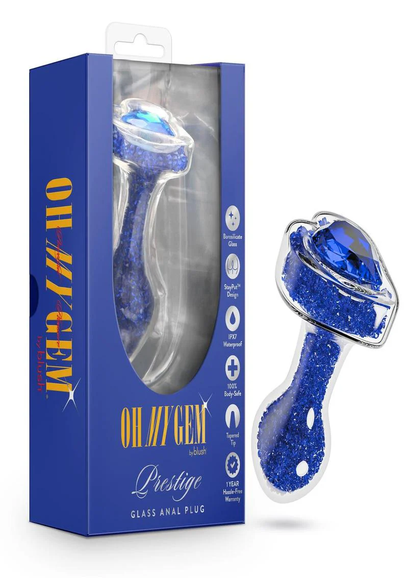 Oh My Gem Prestige Glass Anal Plug - Image 2