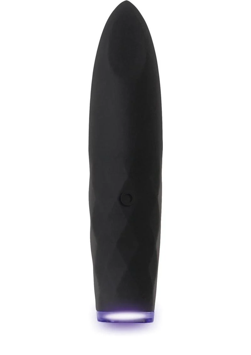 On The Spot Rechargeable Silicone Light Up Bullet Vibrator - Image 3