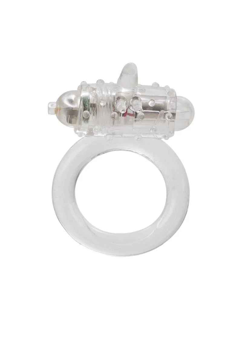 One Touch Flicker Vibrating Cock Ring - Image 3