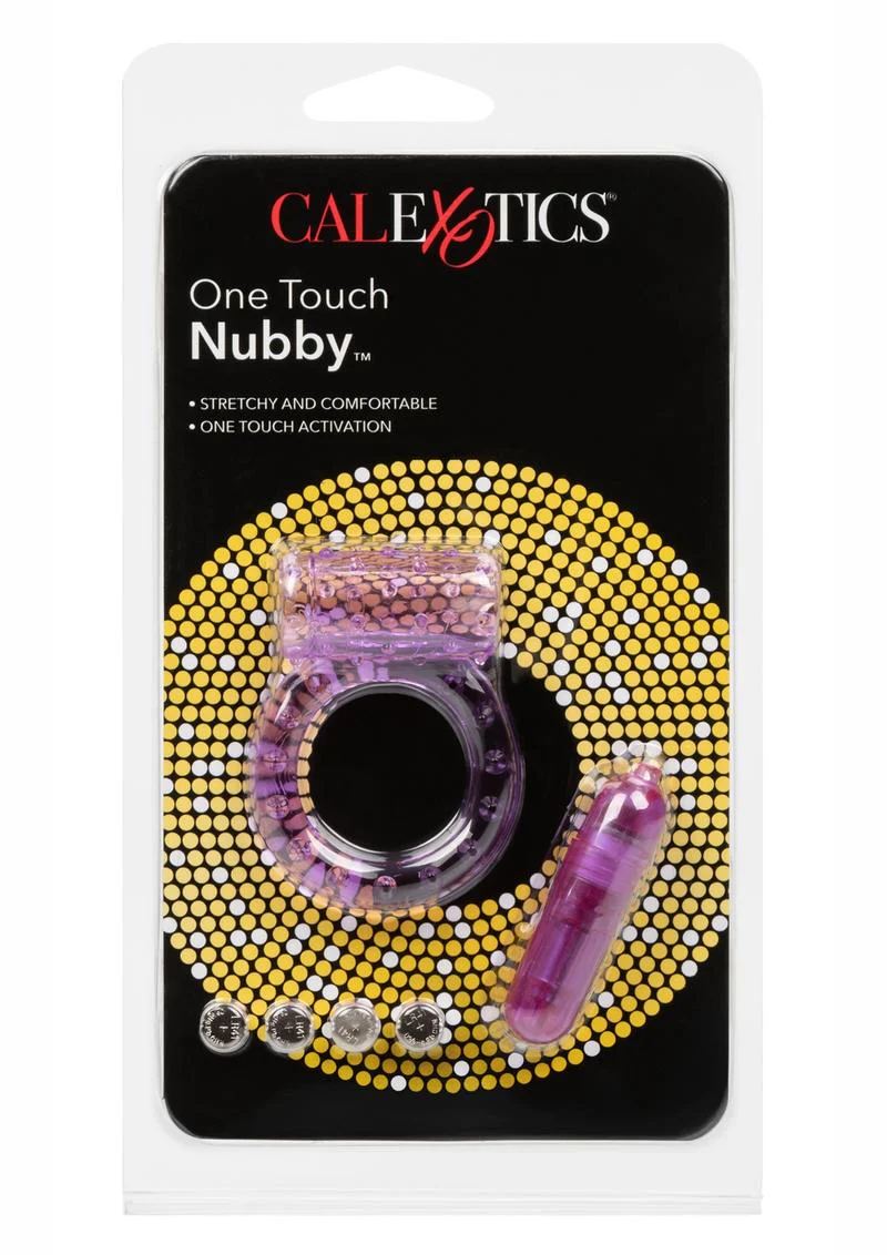 One Touch Nubby Vibrating Cock Ring - Image 2