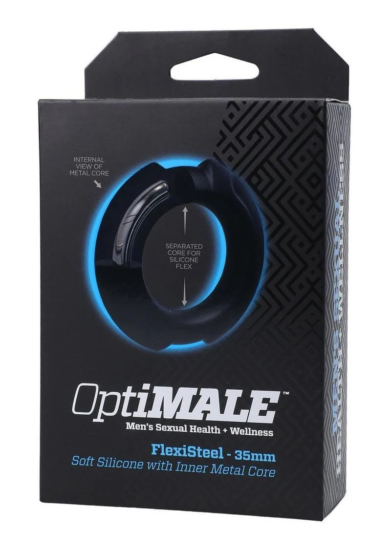 Optimale Flexisteel Soft Silicone with Inner Metal Core Cock Ring - Image 5