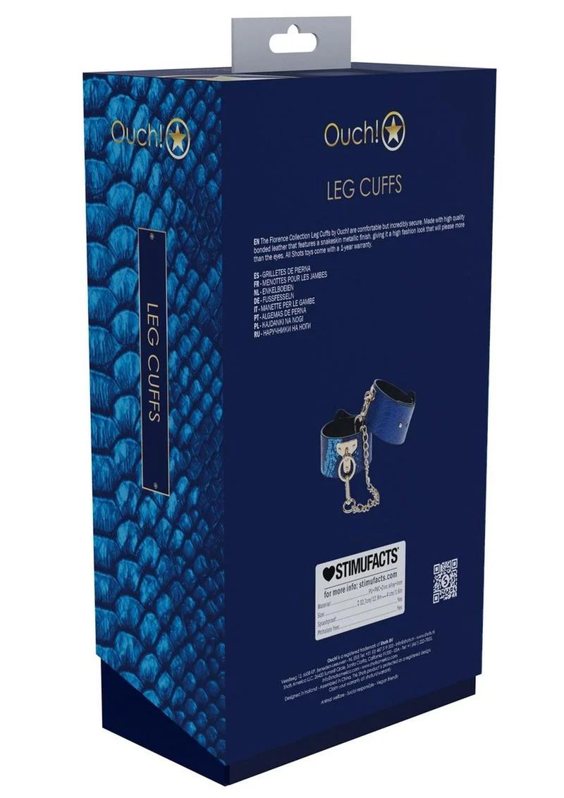 Ouch! Florence Collection Leg Cuffs - Image 8