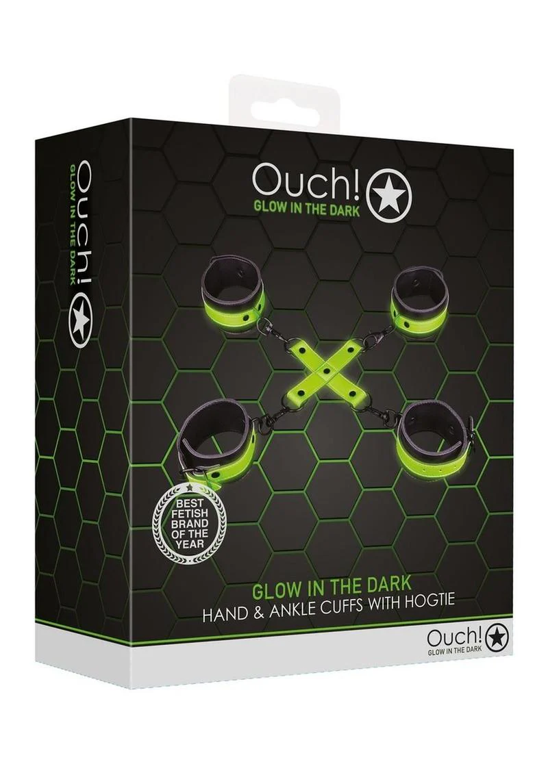 Ouch! Hand and Ankle Cuffs with Hogtie - Image 2