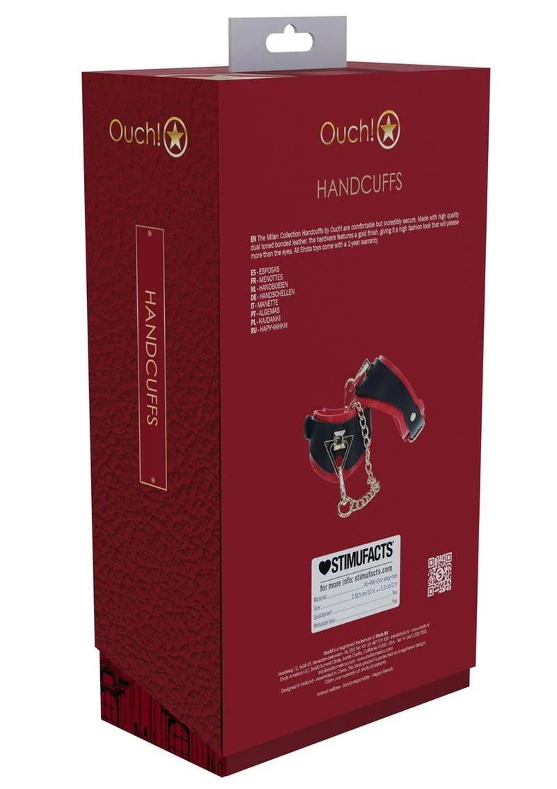 Ouch! Milan Collection Handcuffs - Image 3