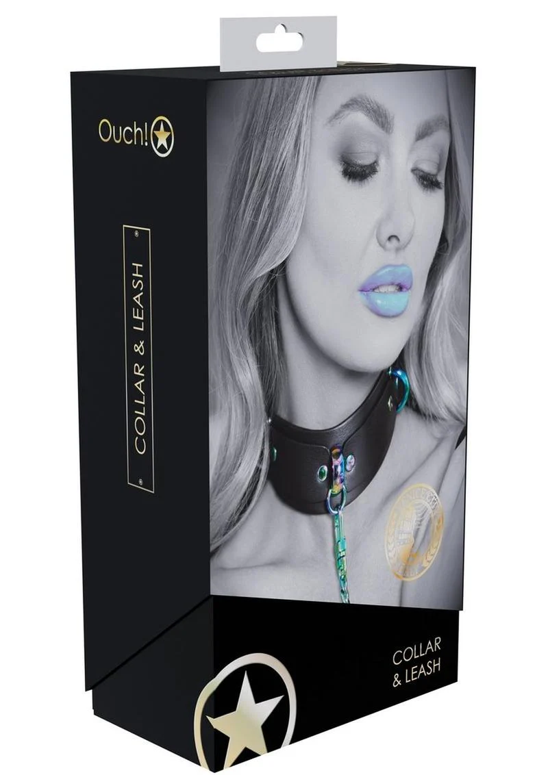 Ouch! Venice Collection Collar with Leash - Image 2