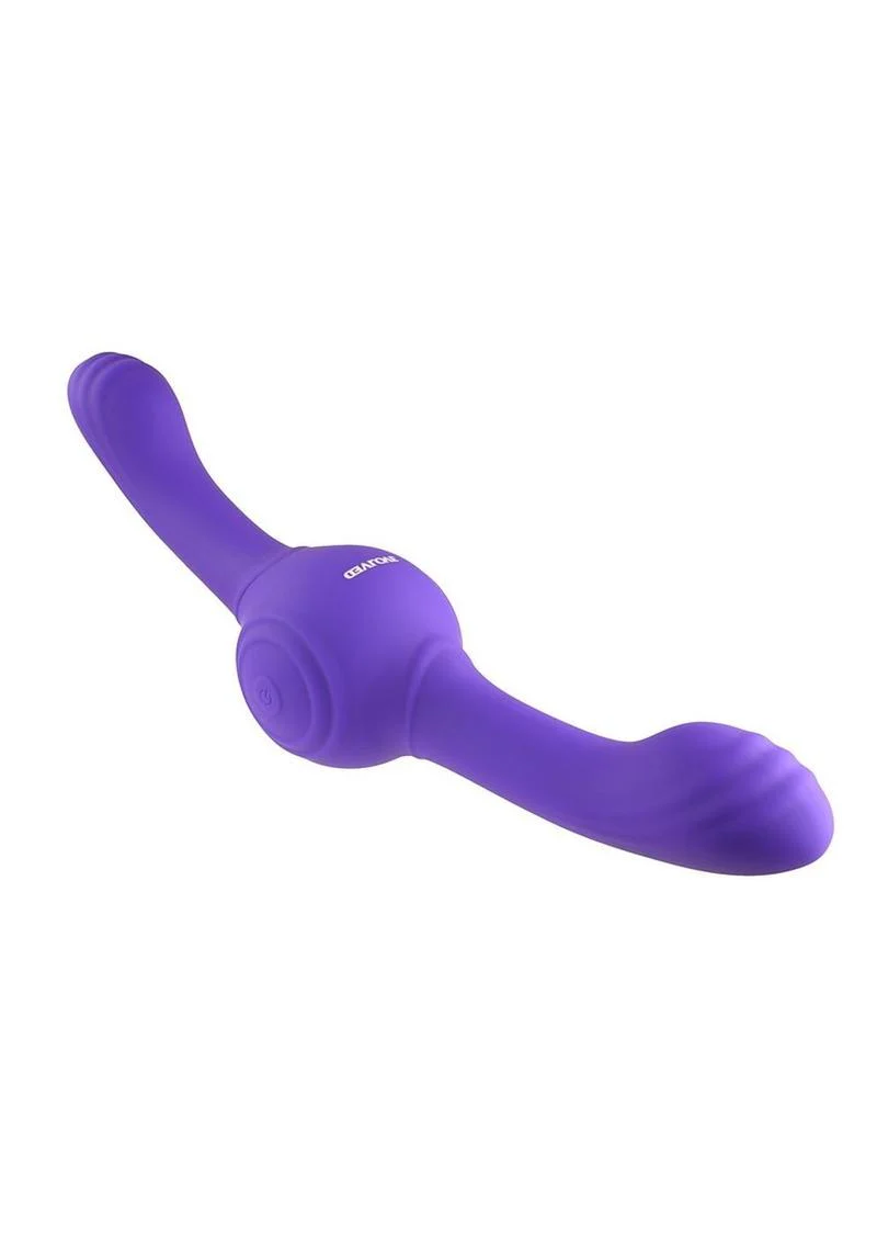 Our Gyro Vibe Rechargeable Silicone Dual End Vibrator - Image 3