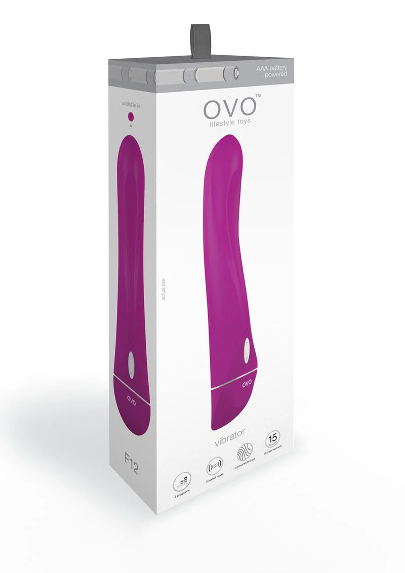 OVO F12 Silicone G-Spot Vibrator - Image 2