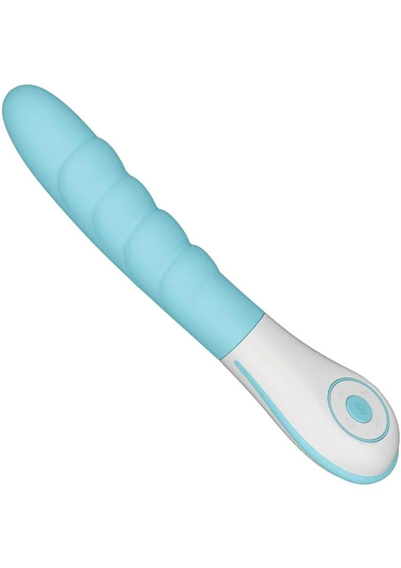 OVO Silkskyn Rechargeable Silicone Ribbed Vibrator - Image 6