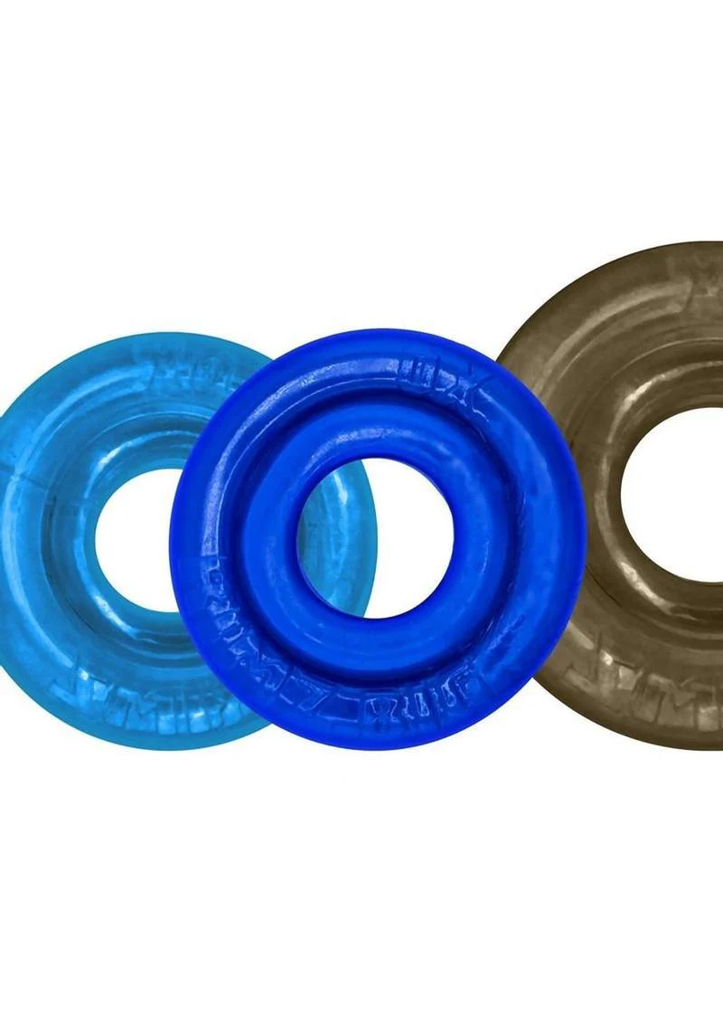 Oxballs Rimringz Multi Size Cock Rings (3 Pack) - Cool - Image 4