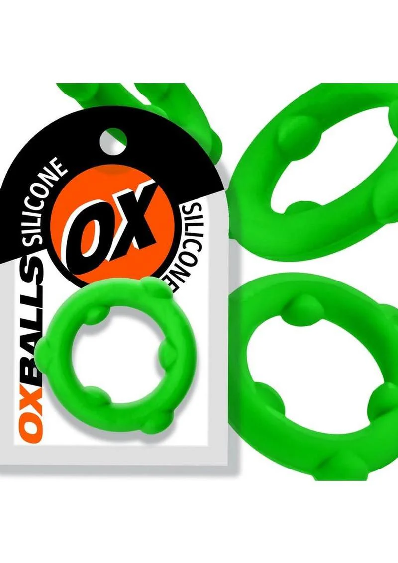 Oxballs Spinner Single Silicone Cock Ring - Frog - Image 2