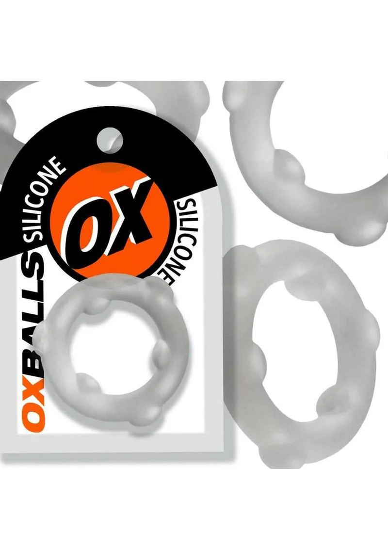 Oxballs Spinner Single Silicone Cock Ring - Vapor - Image 2