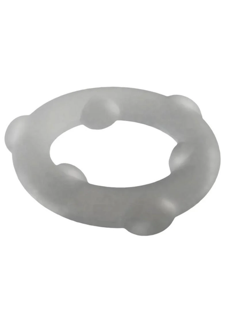 Oxballs Spinner Single Silicone Cock Ring - Vapor - Image 4