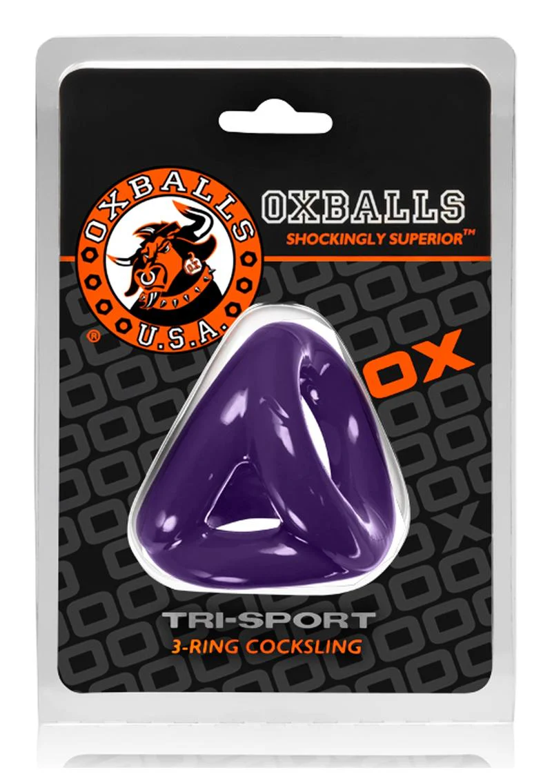 Oxballs Tri-Sport 3-Ring Cocksling - Image 2