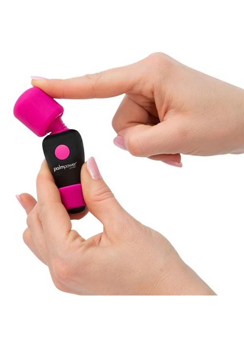 Palmpower Pocket Silicone Rechargeable Mini Wand Massager - Image 3