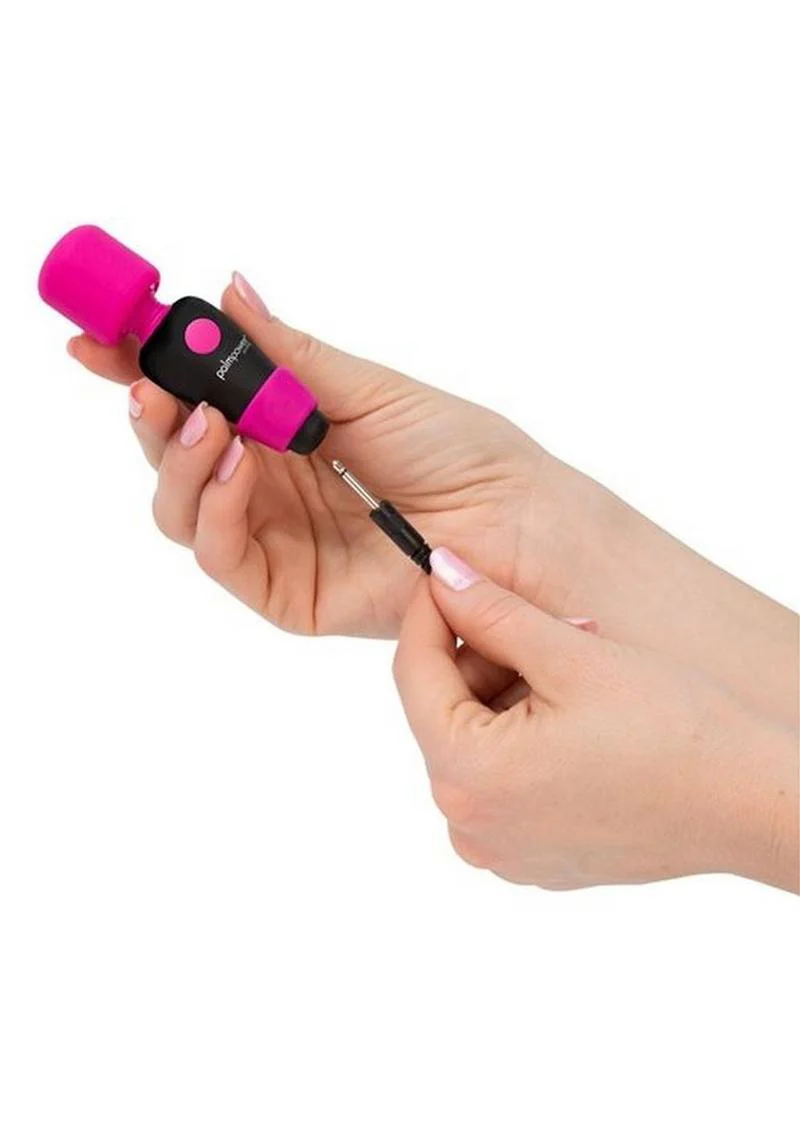 Palmpower Pocket Silicone Rechargeable Mini Wand Massager - Image 4