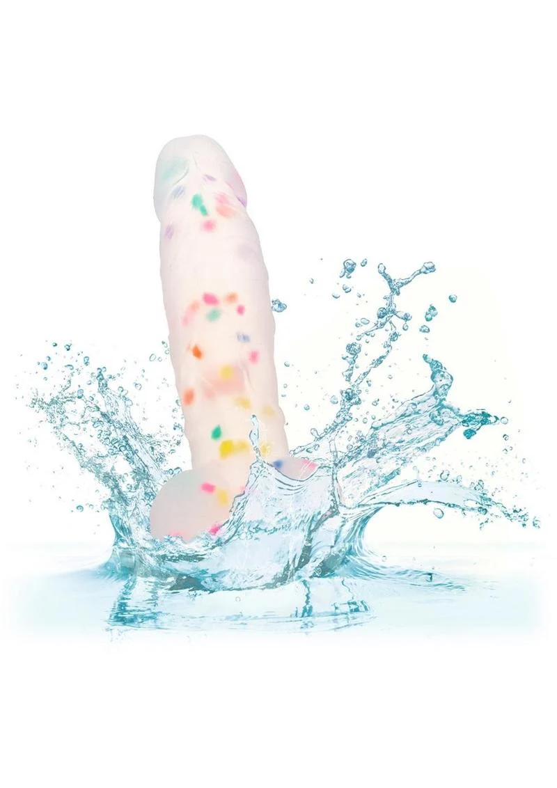 Party Boy Silicone Studs Dong with Suction Cup 6in Insert - Image 4