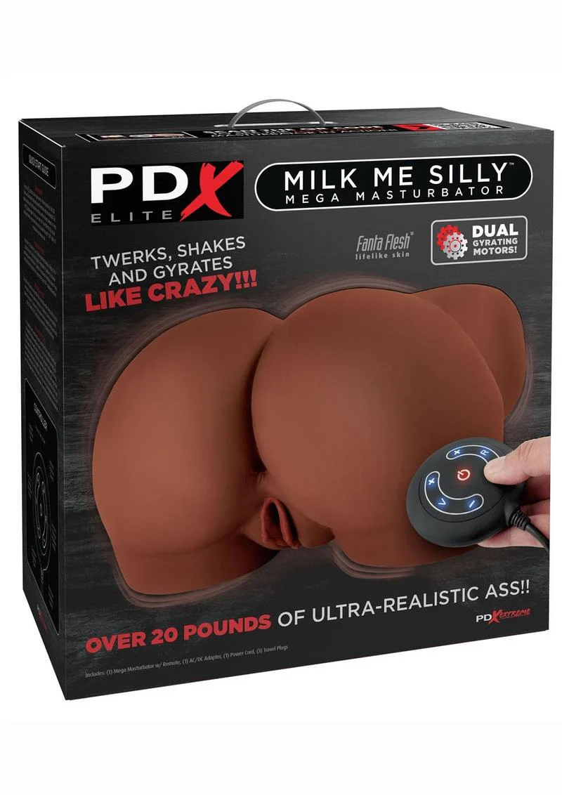 Pdx Elite Milk Me Silly Plug In Pussy and Ass Mega Masturbator with Remote Control - Image 3