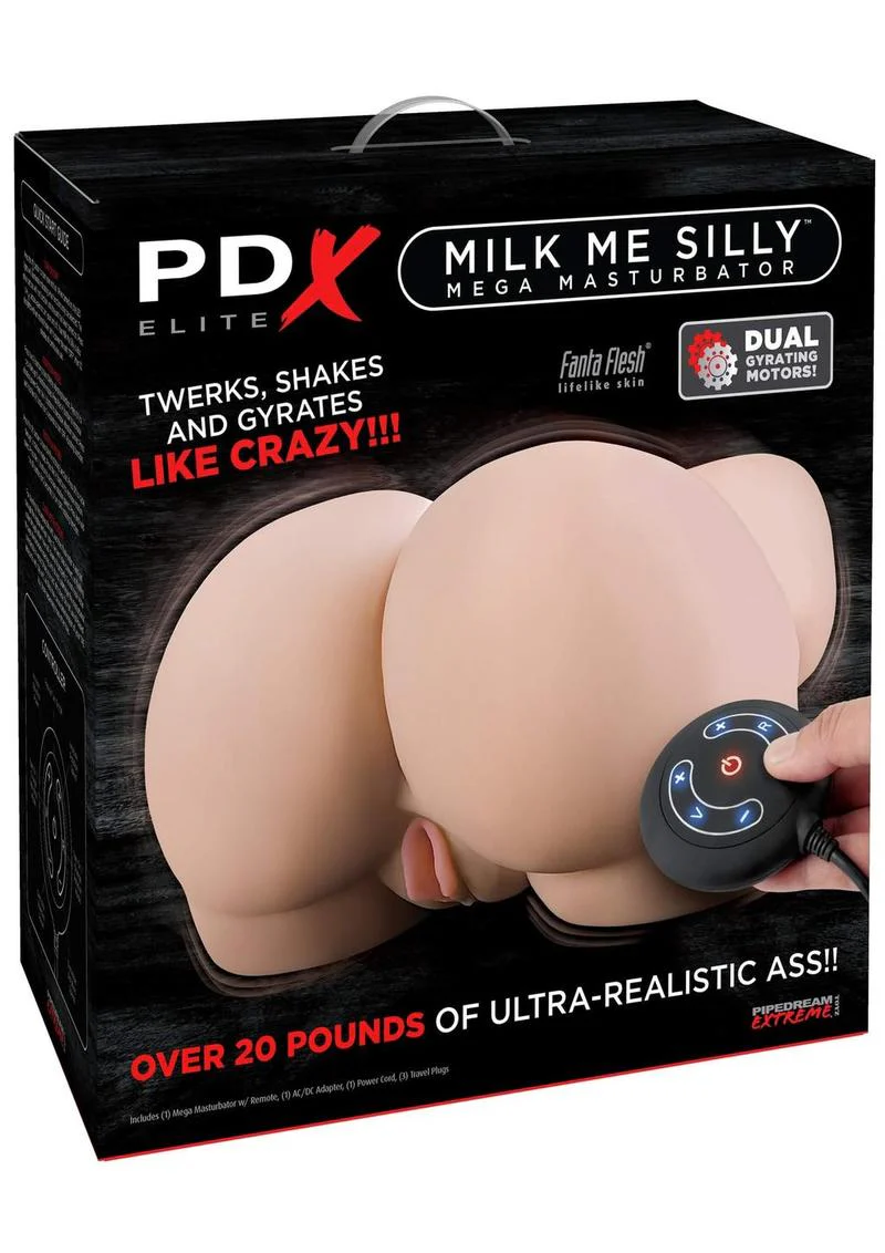 Pdx Elite Milk Me Silly Plug In Pussy and Ass Mega Masturbator with Remote Control - Image 5