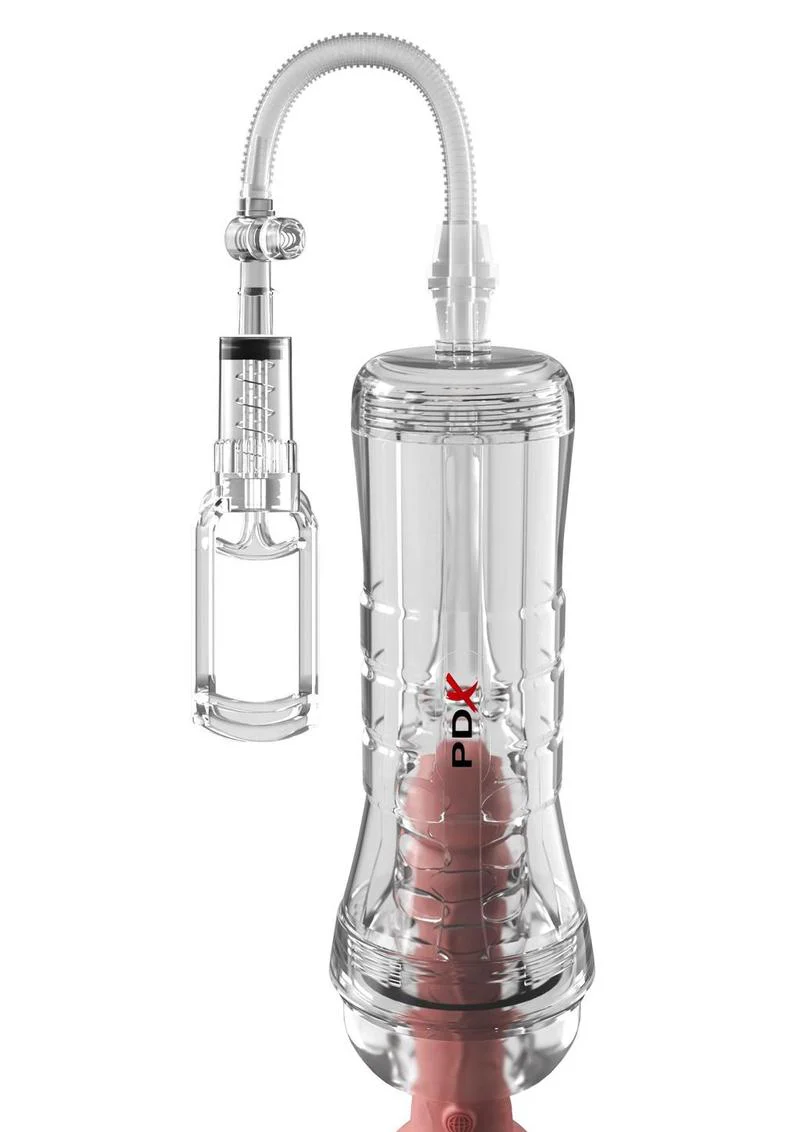 Pdx Elite Viewtube Vac XXL Pump See-Thru EZ-Grip Pump Stroker - General Orifice - Image 3