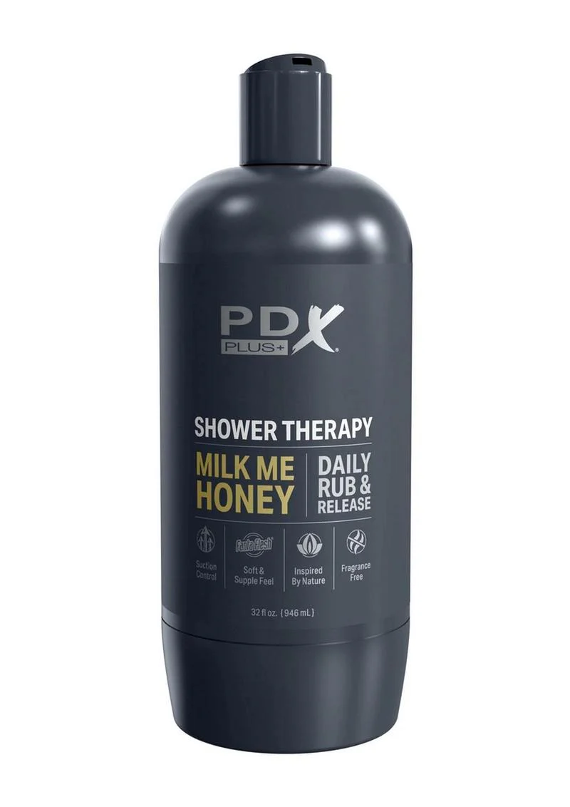 Pdx Plus Shower Therapy Milk Me Honey Discreet Stroker - Image 2