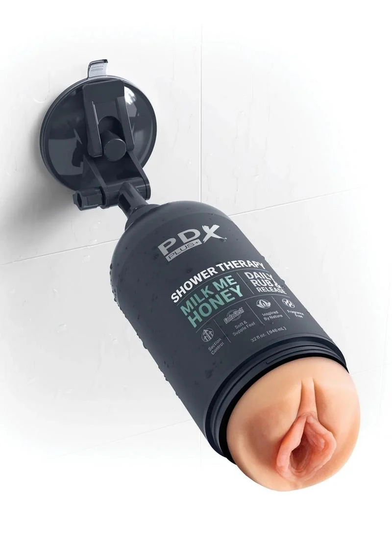 Pdx Plus Shower Therapy Milk Me Honey Discreet Stroker - Image 5