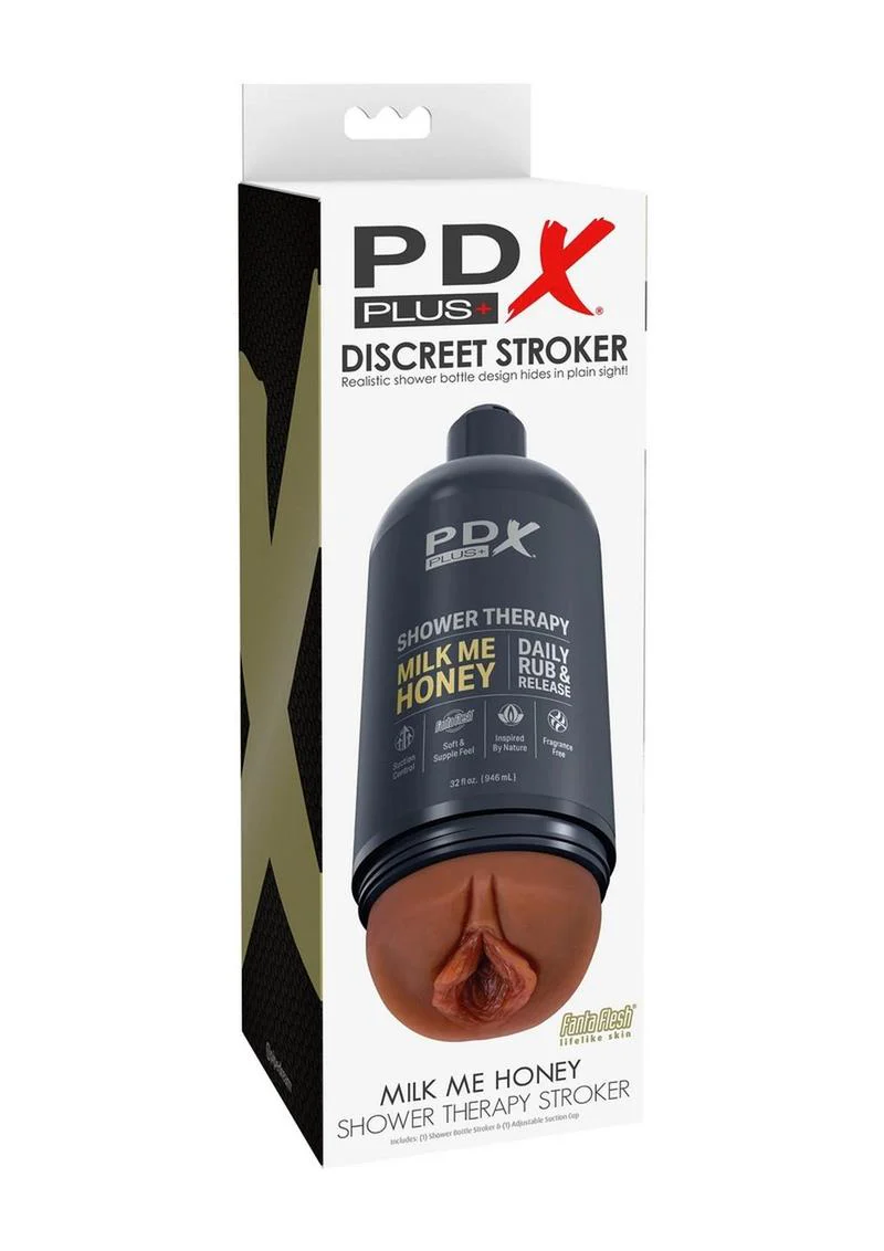 Pdx Plus Shower Therapy Milk Me Honey Discreet Stroker - Image 6
