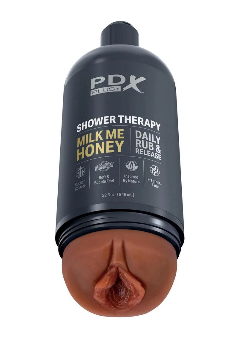 Pdx Plus Shower Therapy Milk Me Honey Discreet Stroker - Image 7