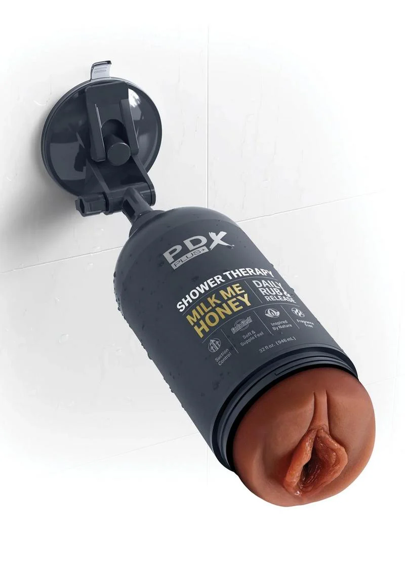 Pdx Plus Shower Therapy Milk Me Honey Discreet Stroker - Image 8