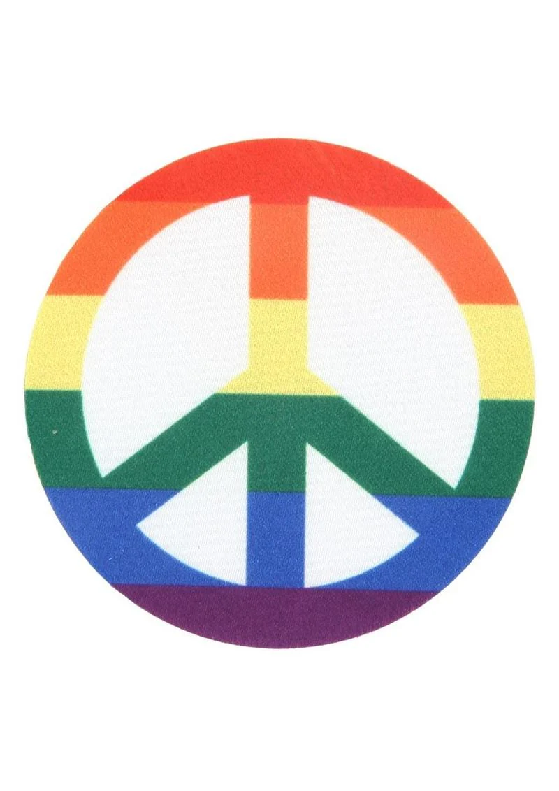 Peekaboo Pride Peace Signs Pasties - Image 3