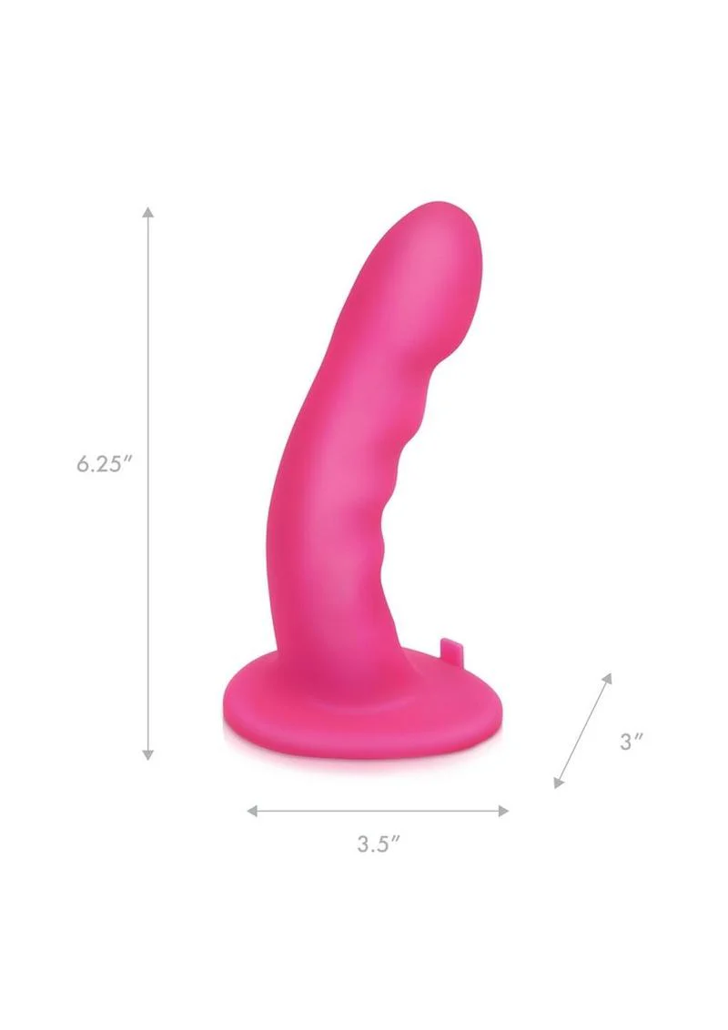 Pegasus Curved Ripple Peg Rechargeable Dildo with Remote Control - Image 4