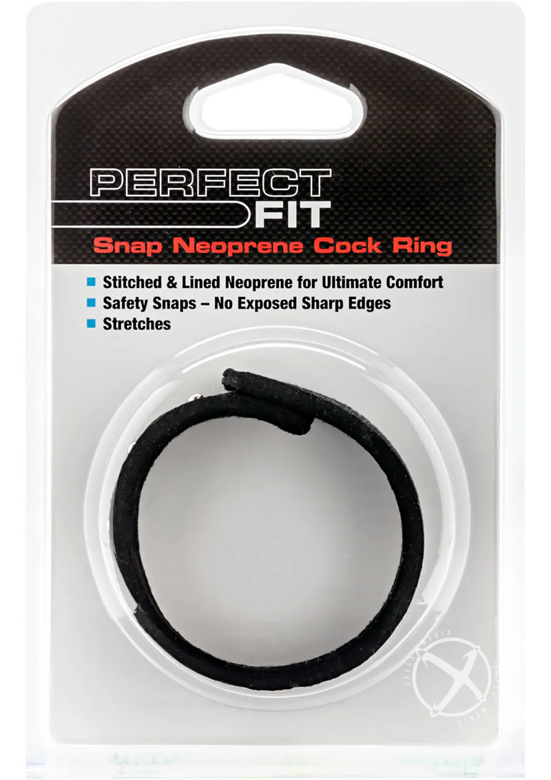 Perfect Fit Snap Neoprene Cock Ring - Image 2