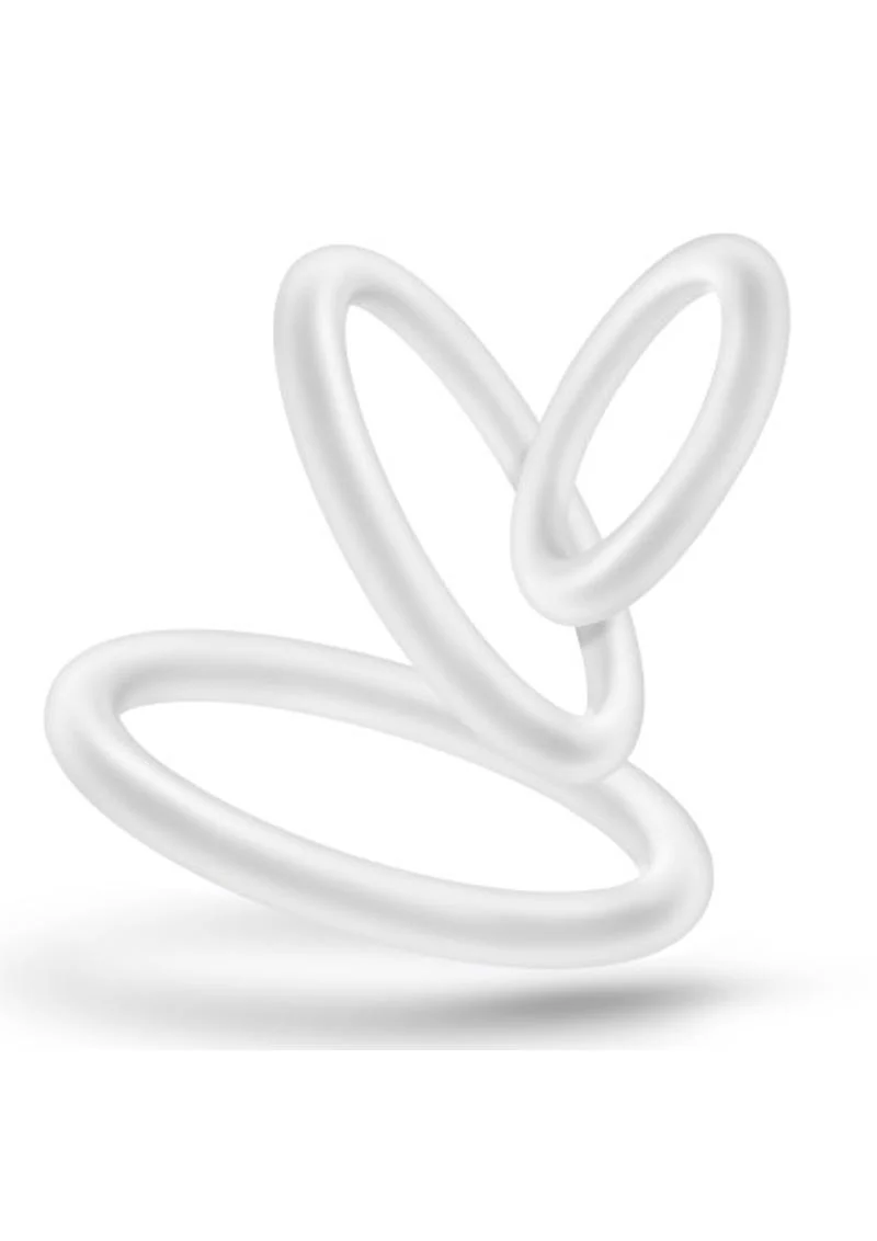 Performance Vs4 Pure Premium Silicone Cock Ring Set (3 Sizes - Image 3