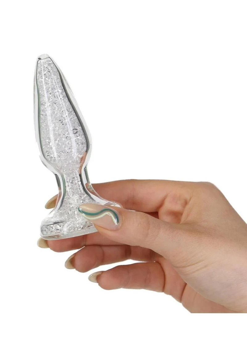 Pillow Talk Fancy Glass Anal Plug - Image 4