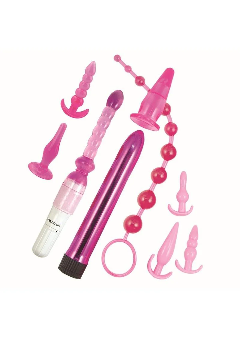 Pink Elite Collection Vibrating Supreme Anal Play Kit - Image 3