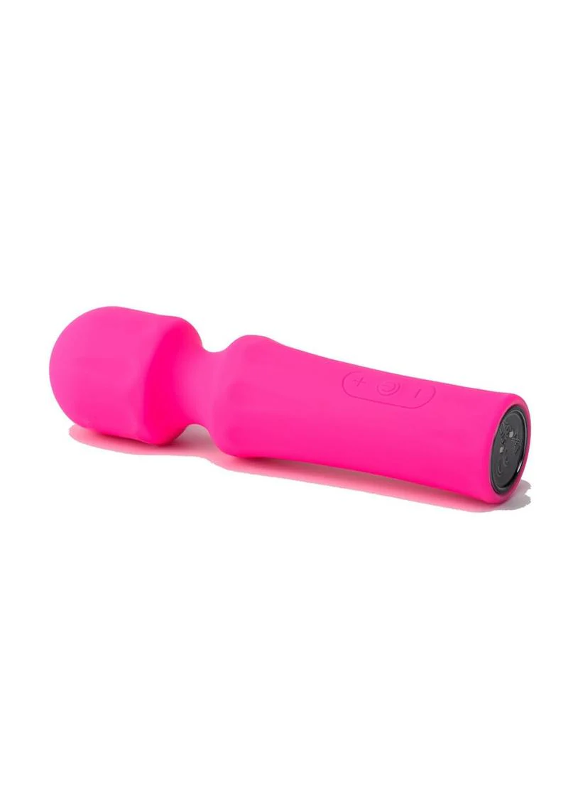 Pink Pussycat Vibrating Mini Wand Rechargeable Massager - Image 3