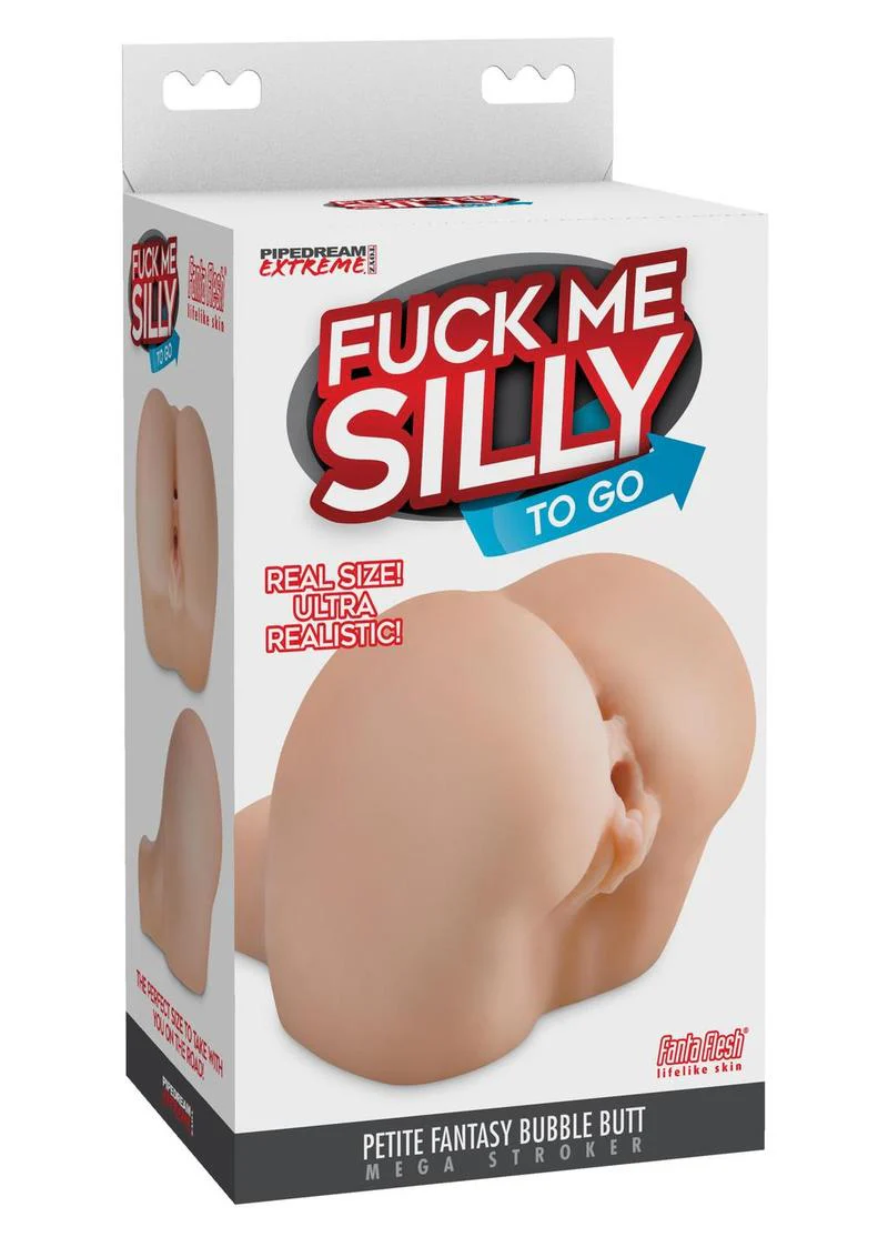 Pipedream Extreme Toyz Fuck Me Silly to Go Petite Fantasy Bubble Butt Mega Masturbator - Butt and Pussy - Image 2