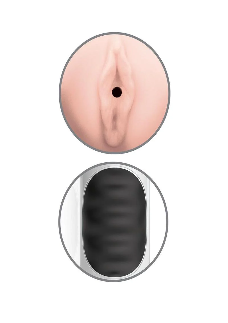 Pipedream Extreme Toyz Mega Grip Vibrating Pussy Masturbator - Pussy - Image 3