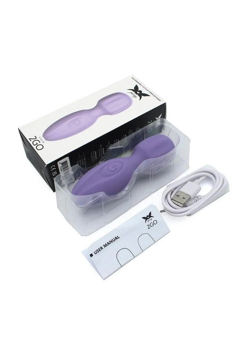 Pixey 2go Rechargeable Silicone Mini Wand - Lilla - Image 4