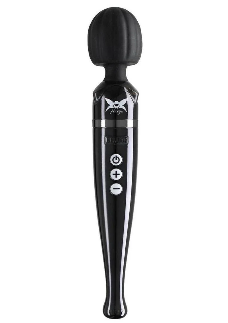 Pixey Deluxe Rechargeable Wireless Wand - Black Chrome - Image 2