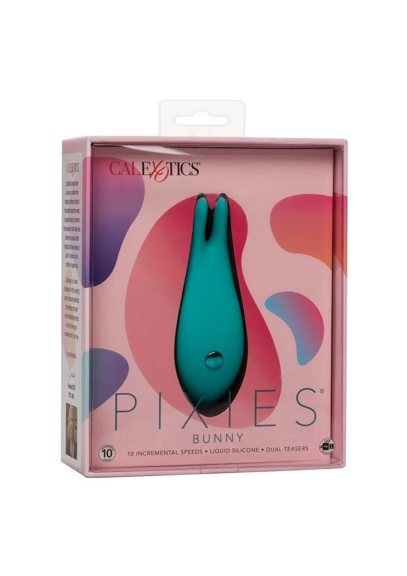 Pixies Bunny Rechargeable Silicone Finger Vibrator - Image 2