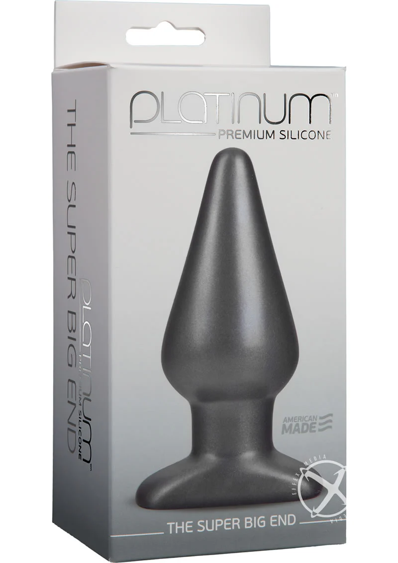 Platinum Premium Silicone - The Super Big End - Large Anal Plug - Image 2