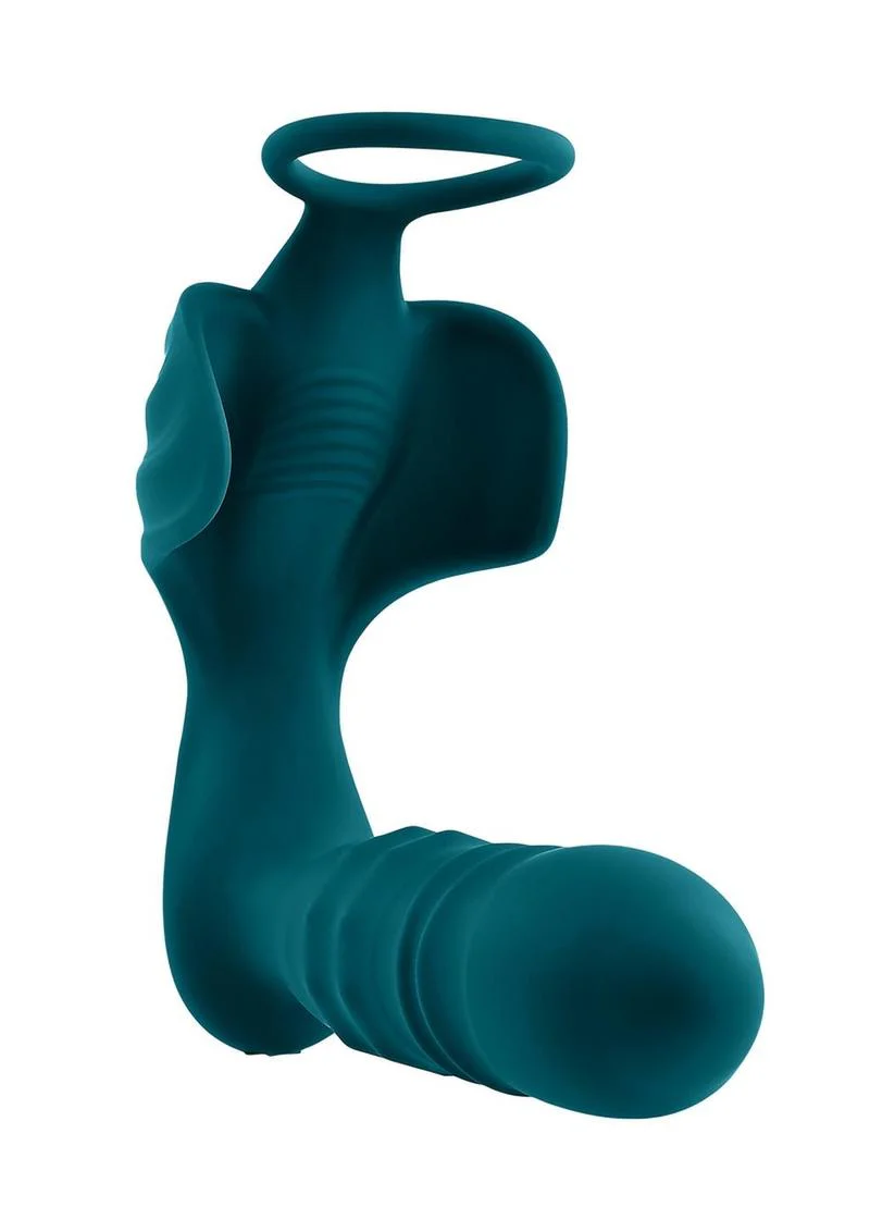Playboy Bring It On Rechargeable Silicone Anal Plug with Cock Ring - Image 3