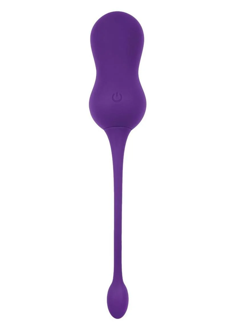 Playboy Double Time Rechargeable Silicone Vibrating Kegel Balls with Remote Control
