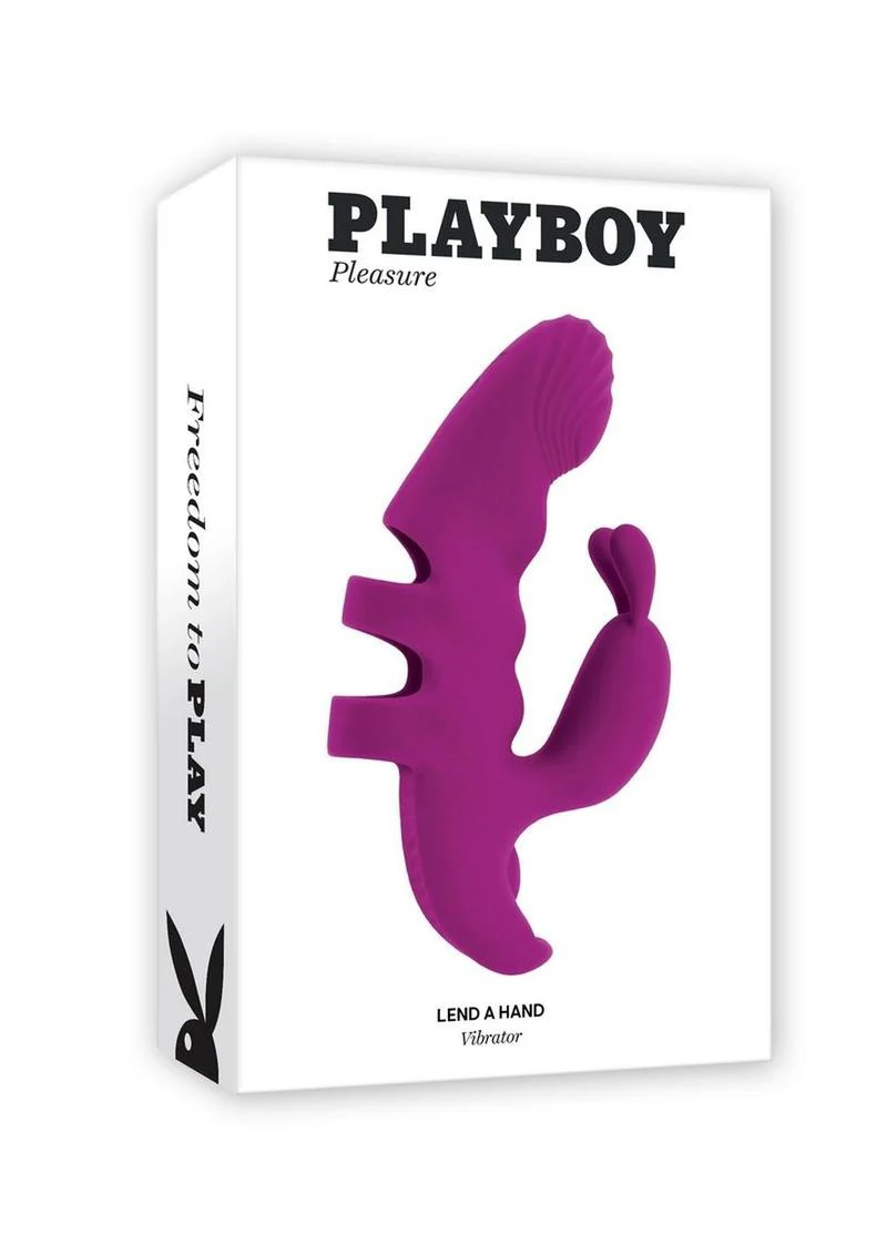 Playboy Lend A Hand Rechargeable Silicone Finger Vibrator - Image 2