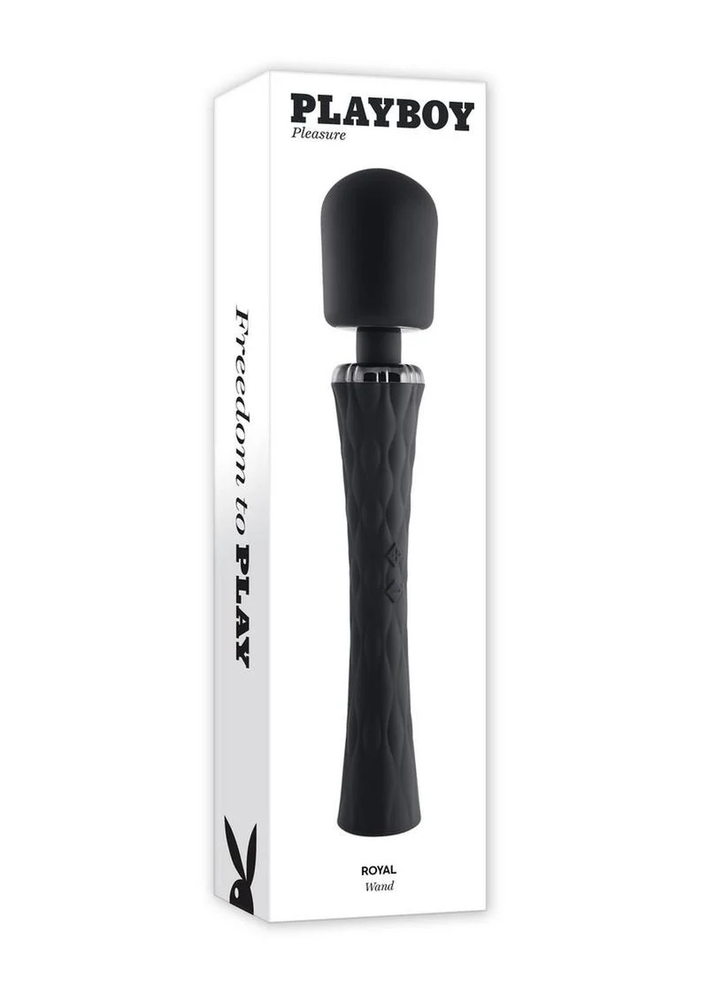 Playboy Royal Rechargeable Silicone Vibrating Massage Wand - Image 2