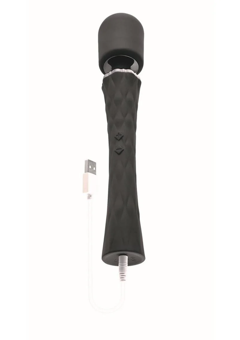 Playboy Royal Rechargeable Silicone Vibrating Massage Wand - Image 4