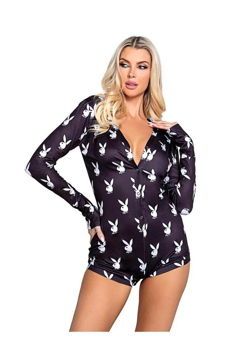 Playboy Slumber Bunny Romper - Image 3
