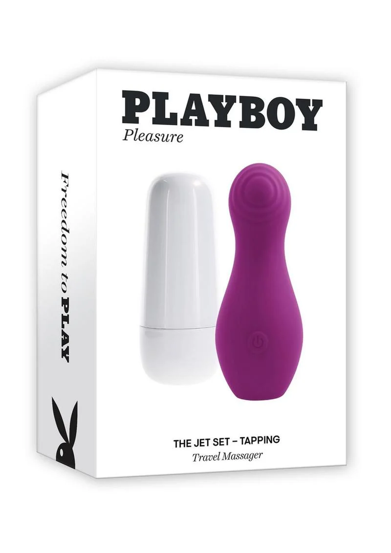 Playboy The Jet Set Tapping Rechargeable Silicone Clitoral Stimulator - Image 2